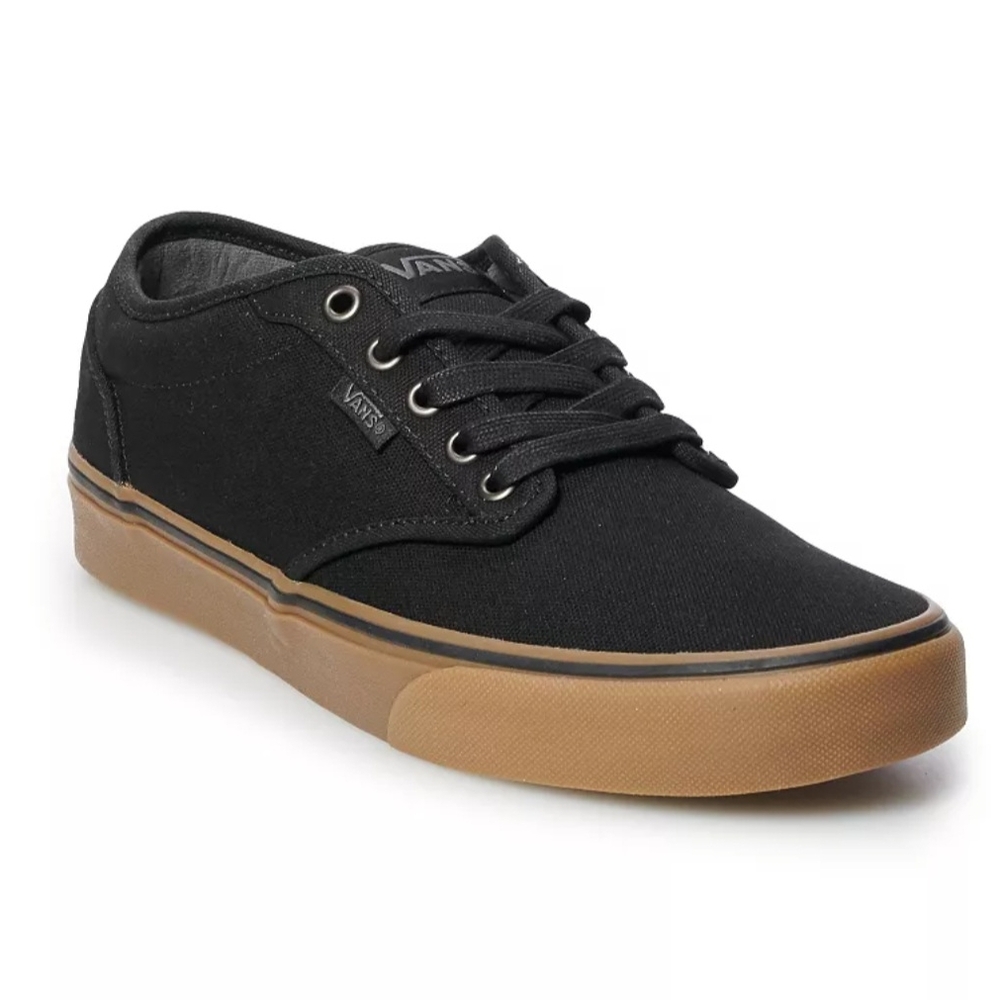 Vans Black and Tan Skate Sneakers Size 10.5